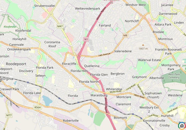 Map location of Quellerina